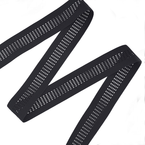 White elastic power band for cycling jerseys sleeves
