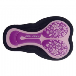 Moisture-wicking cyling chamois pads with anti-shock silicone gel for wholesale